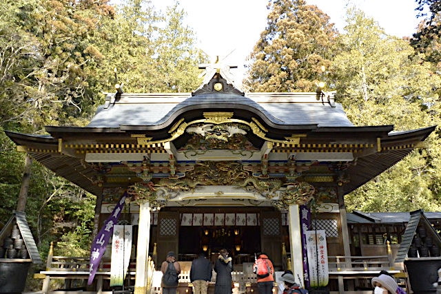 宝登山神社のの拝殿