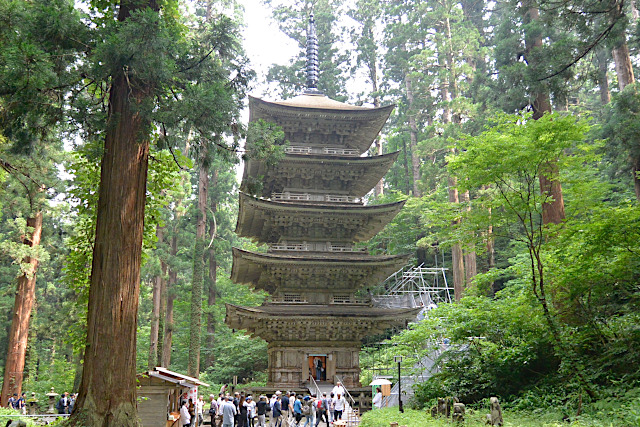 羽黒山・五重塔