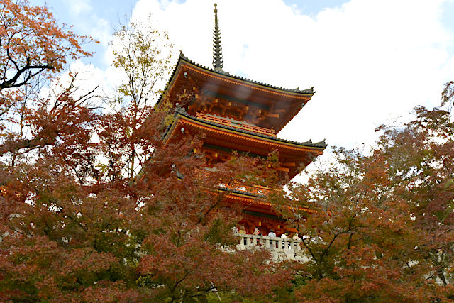 清水寺の三重塔