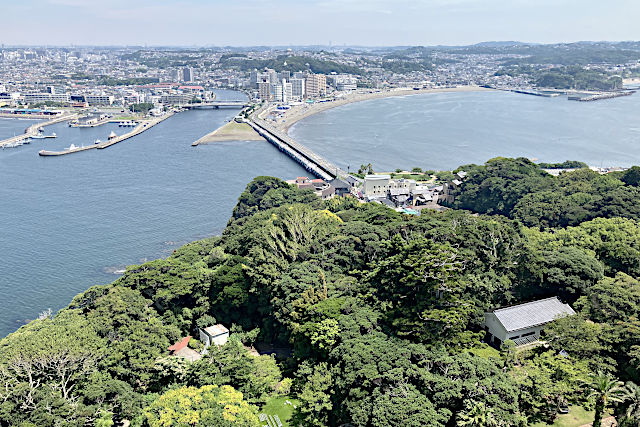 江の島シーキャンドルからの眺望