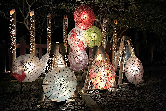 天下泰平の竹あかり