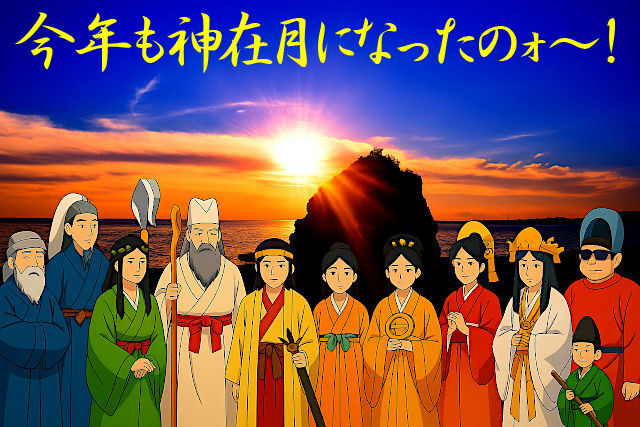 今年も神在月になったの〜？
