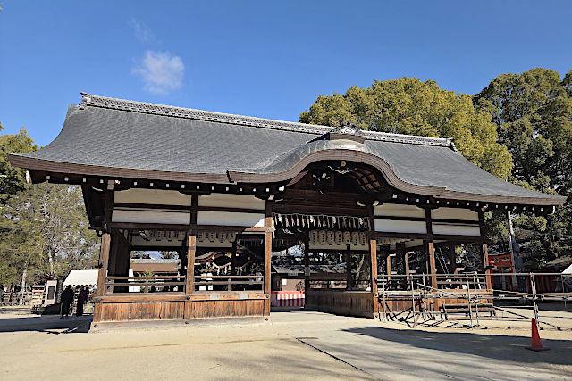 藤森神社・拝殿
